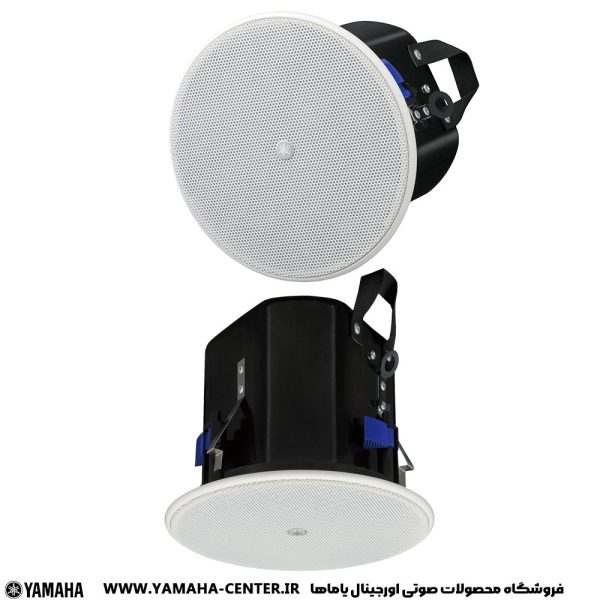 اسپیکر سقفی یاماها VXC4 از نمای روبه‌رو و پشت نمایش داده شده است.