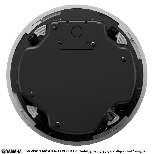 نمای پشتی اسپیکر سقفی گرد یاماها VC6B / VC6W با بدنه مشکی و قاب سفید】【。