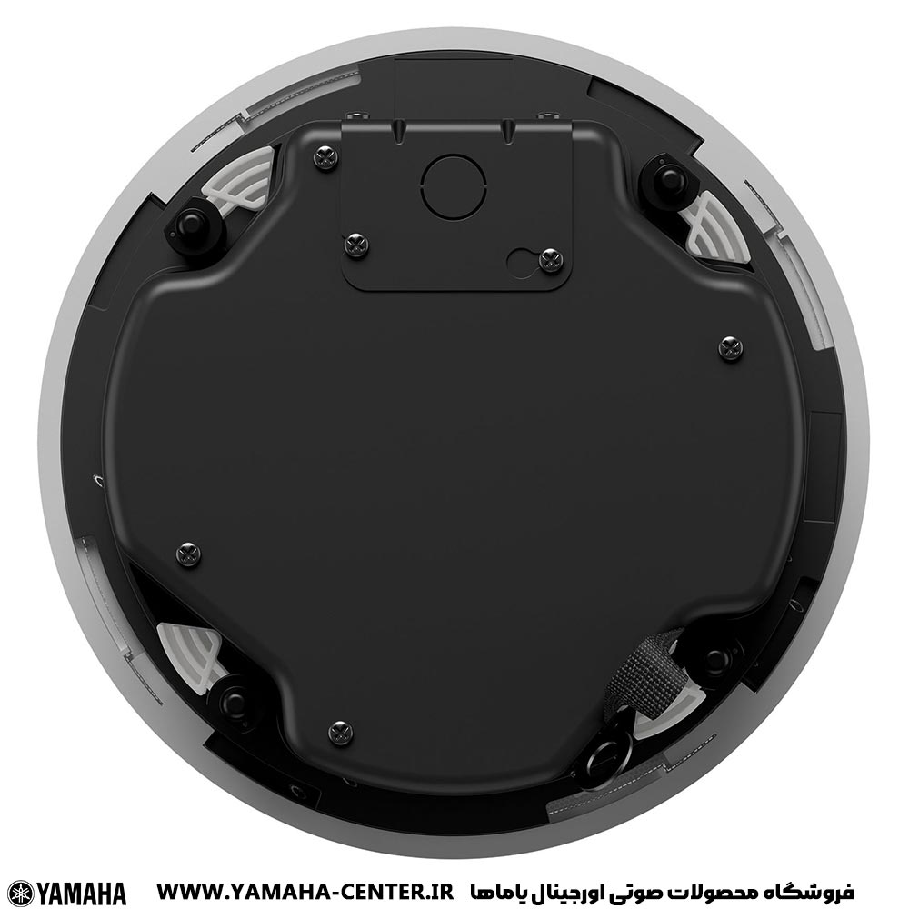 نمای پشتی اسپیکر سقفی گرد یاماها VC6B / VC6W با بدنه مشکی و قاب سفید】【。