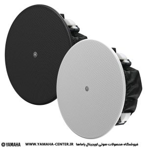 دو اسپیکر سقفی یاماها VC6NB و VC6NW با پنل‌های مشکی و سفید