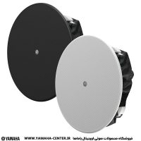 دو اسپیکر سقفی یاماها VC8NB و VC8NW در رنگ‌های مشکی و سفید کنار هم قرار گرفته‌اند.