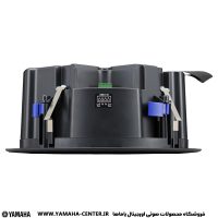 نمای پشتی اسپیکر سقفی یاماها VXC5F با گیره‌های نصب و پایانه‌های اتصال