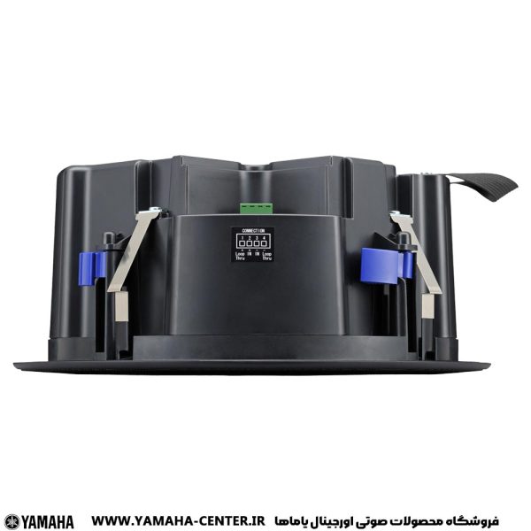 نمای پشتی اسپیکر سقفی یاماها VXC5F با گیره‌های نصب و پایانه‌های اتصال