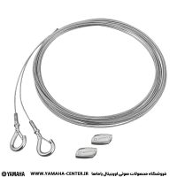 کابل‌های فولادی آویز به‌همراه قلاب و قطعات اتصال برای نصب اسپیکر سقفی یاماها VXH6.