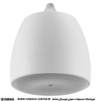 اسپیکر سقفی آویز یاماها VXH6 با بدنه سفید و توری مشبک زیرین.
