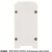 پشت اسپیکر دیواری سفید یاماها VXL1B-24 با چهار پیچ نصب.