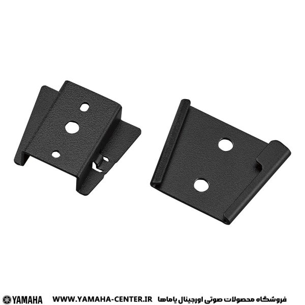 دو پایه فلزی مشکی برای نصب اسپیکر دیواری لاین‌اری یاماها VXL1B-24.