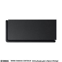 ساندبار مشکی یاماها YAS-207 با طراحی باریک و ساده روی پس‌زمینه سفید