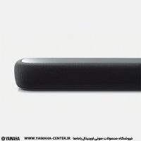 ساندبار مشکی یاماها YAS-209 با طراحی ساده روی زمینه سفید.