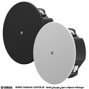 اسپیکرهای سقفی یاماها VC8B و VC8W در رنگ‌های مشکی و سفید کنار هم قرار گرفته‌اند.