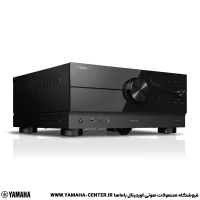 آمپلی‌فایر گیرنده مشکی Yamaha RX-A4A AVENTAGE با پنل جلویی و نمایشگر دیجیتال